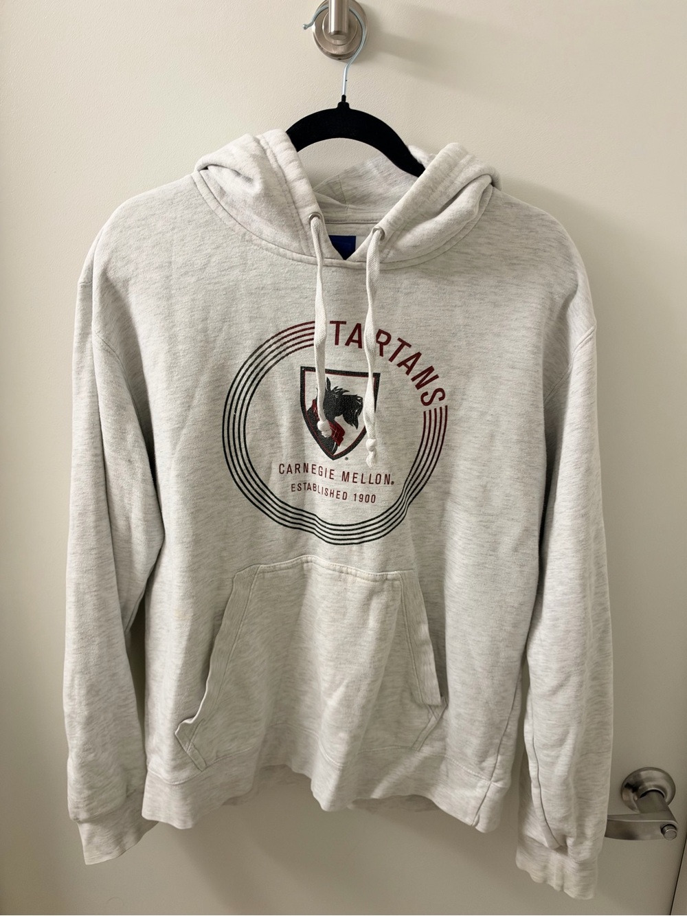 Spartans Light Gray Pullover Hoodie